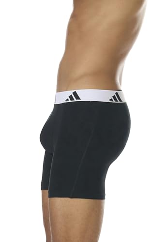 Image of Adidas Men's Boxer Shorts (Pack of 3) Boxer Brief Cyclist Underwear (Size S - 3XL) - Comfortable Underwear Men