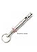 F-P 2pc Silver Whistle for Bird/Pigeon Parrot Pet Training Feeding Helper Frequency Adjust (Silver)