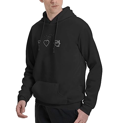 The Music Neighbourhood Men's Hoodie Pullover Tops Sweatshirt Long Sleeve Graphic With Pocket3