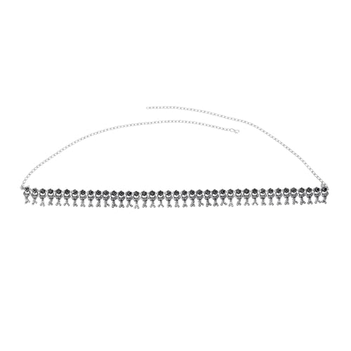 Efulgenz Indian Oxidized Jewelry Belly Chain Antique Boho Bohemian Retro Vintage Floral Waist Chain Waist Belt Kamarbandh Costume Body Jewelry for Women