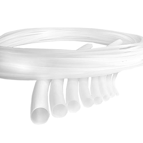 PTFE Teflon Tube (PTFE Hose 2.5 mm x 4 mm) 10 Metres - PTFE Hose Made of Pure PTFE Granules - Suitable for -70 °C to 260