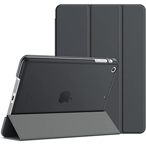 JETech Étui pour iPad Mini 3, iPad Mini 2 et iPad Mini, Housse Coque avec Support Fonction et Veille/Réveil Automatique (Gris)