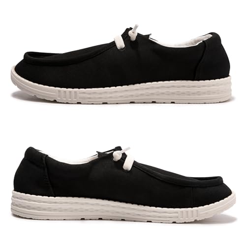 Image of Women's Canvas Slip On Loafers Fashion Outdoor Casual Flat Sneakers