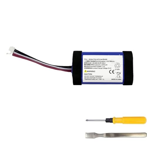 CAESEAYORK 7.4V 2600mAh for Anker for Soundcore Boost Portable Battery Part No: 2S18650
