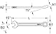 KS Tools 517.0629 CLASSIC Ringmaulschlüssel, abgewinkelt, 29mm