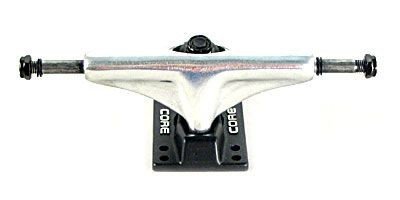 Core Skateboard Achsen Set 5.0 silber/schwarz (2 Achsen) Cover