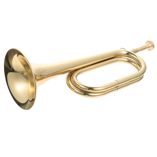 SUPVOX Trompeta De Cobre Para Principiantes Instrumento De Viento Duradero y Pulido Para Banda Escolar y...