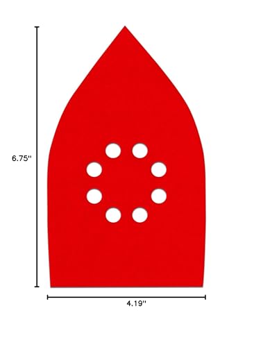 Image of Diablo Detail Sanding Sheets for MegaMouse, Fast Removal & Long Life - 4-3 /16 inch x 6-3 /4 inch, 120-Grit Medium, Hook & Lock, 8 Holes, Wood Metal Plastic Use, 5-Pack - DCTDET120H05G