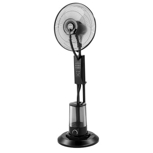 VEVOR Misting Fan, 3 Wind Speeds Misting Standing Fan, Mister Cooling Fans with 0.79 gal Water Tank,...