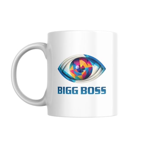 Image of Bigg Boss Inspired Fan Mug | Reality Show Theme Ceramic Cup | 330 ml Glossy Finish | Microwave & Dishwasher Safe | Entertainment Show Inspired Gift for Friends & TV Lovers