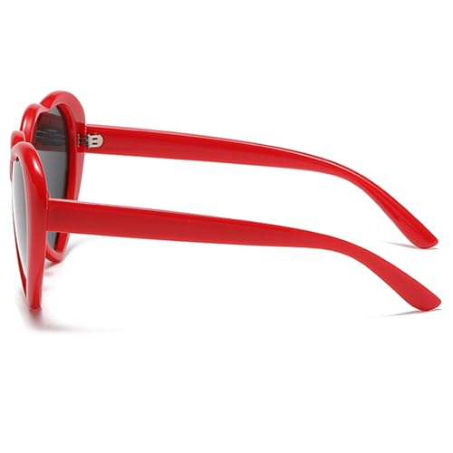 Jinhuibba Girls Heart Sunglasses Polarized Uv 400 Protection Vintage Kids Love Heart Sunglasses For Age 3-10 Years thumb #2