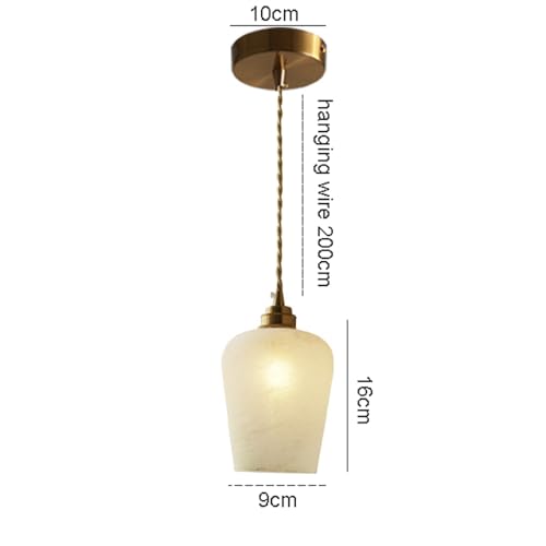 Lámpara de techo de cristal japonés para iluminar mesas de café y barras 6