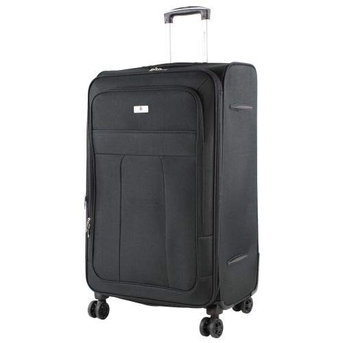 Preisvergleich Produktbild Eurotravel 4 Rollen Koffer 78cm Stockholm Black