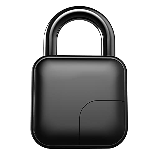 Cadeado de impressão digital, fechadura eletrônica de impressão digital à prova de poeira, para port