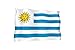 Sticker Adesivo Bandiera Esterno in Vinile, per Auto e Moto, Uruguay dell'uruguay