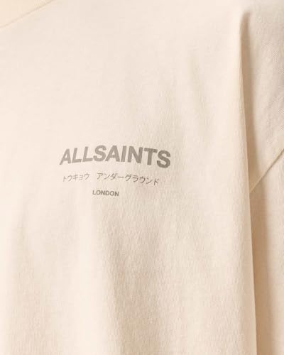 Image of AllSaints Men's Underground Oversized Short Sleeve Crew Neck Shirt