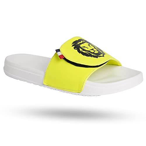 Image of PERY-PAO Mens Black, Green, Neon, Grey, Sky Blue, White Stylish Flip Flop