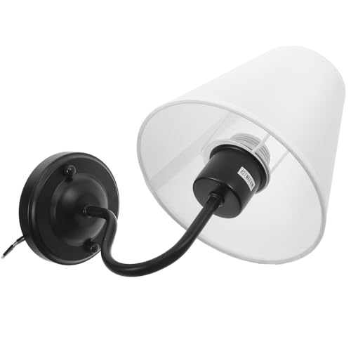Aplique de pared moderno para eliminar deslumbramientos en el dormitorio con pantalla de tela