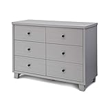 Simmons Kids Rowen Double Dresser, Grey