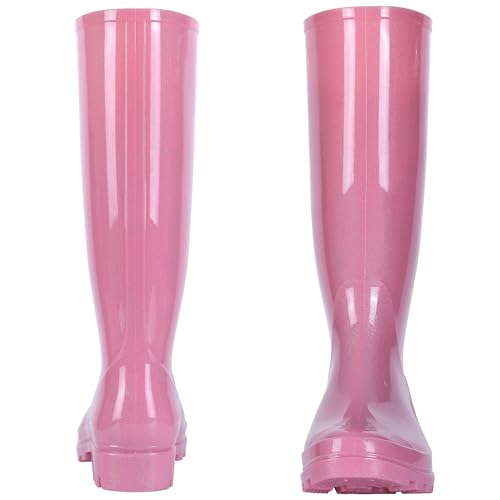 Image of Asgard Women's Tall Rain Boots Waterproof Knee High Rainboots Rubber Garden Boots