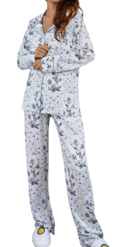 Women's Italian-Designed Pajama Set - Silky-Soft, 100% Natural Luxe Viscose Rayon