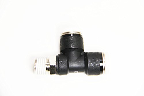 UPC PD3/8-N2UT Pisco Fitting, Straight, 1/4 Tube Diameter, 1/8 Thread Size NPT