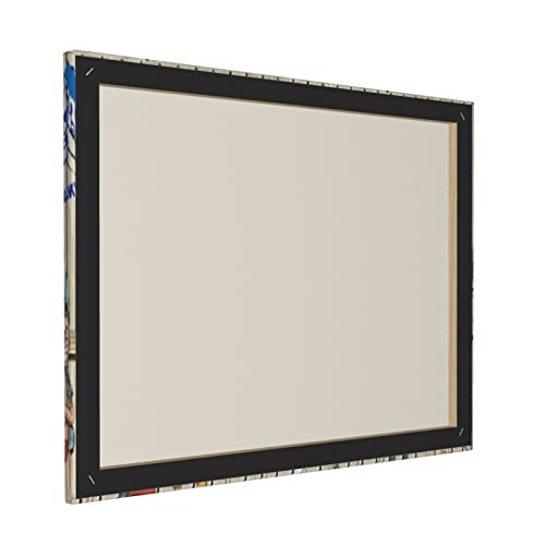 ワンピース アニメ ポスター アートパネル アートフレーム キャンバスアート フレーム装飾画 壁掛け 壁アート 壁飾り インテリア 木枠セット ソファの背景絵画 人気 プレゼント 40x50cm E4 [4]