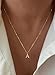 MDIEEL Initial Necklaces for Women Dainty Gold Letter Pendant Necklace 14k Gold Plated A-Z Name Necklaces Cute Charm Choker Necklace Fashion Accessories Non Tarnish Trendy Jewelry Gift (A., Gold)
