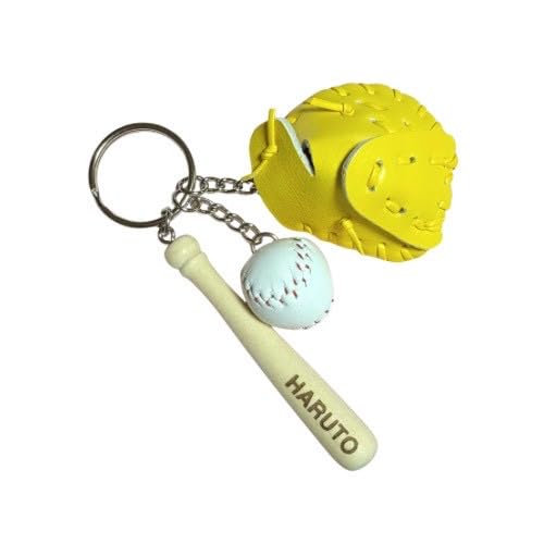 Amazon.co.jp: 野球 キーホルダー 名入れ 名前入り バットにレーザー