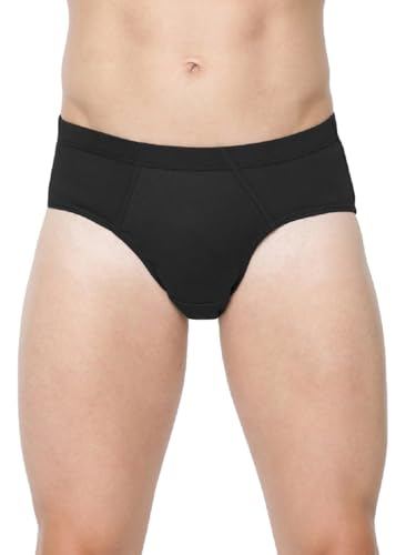 Image of RAMRAJ COTTON Solid Inner Elastic Brief for Men - Pack of 4
