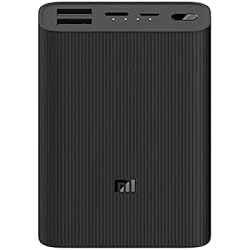 Bateria Portatil Redmi 10000 Xiaomi 10000mAh Mi Power Bank 3 Ultra Compact - Diseño Compacto, batería con un núcleo, Carga rápida Inteligente, Negro (Versión ES + 3 años de garantía)