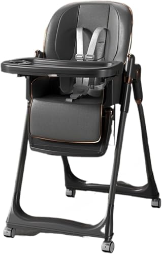 Sefoemut ダイニング、ダイニング、シート、座ったり横になったりできる、ダイニングテーブル、多機能子供用ダイニングテーブルと椅子、ベビー、ハイとロー、折りたたみ可能、調節可能、移動が簡単 (グレー)