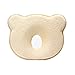Babykissen Gegen Plattkopf, Babykissen Plagiozephalie aus Memory Foam, Anti Flachkopf Babykopfkissen für Neugeborene, Neck-Protector für Kinder Bett Schlafen Kinderwagen Autositz Geschenk-Gelb