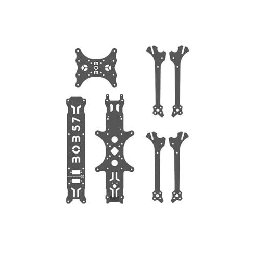 Plaque centrale BOB57 O3 2.5mm bras 6mm hélice 6 pouces UAV