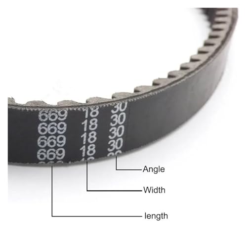 Courroie de transmission 669-18-30 pour réparer un scooter GY6 50