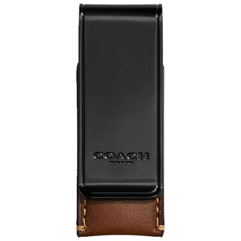 Coach Money Clip in Sport Calf Leather Cover