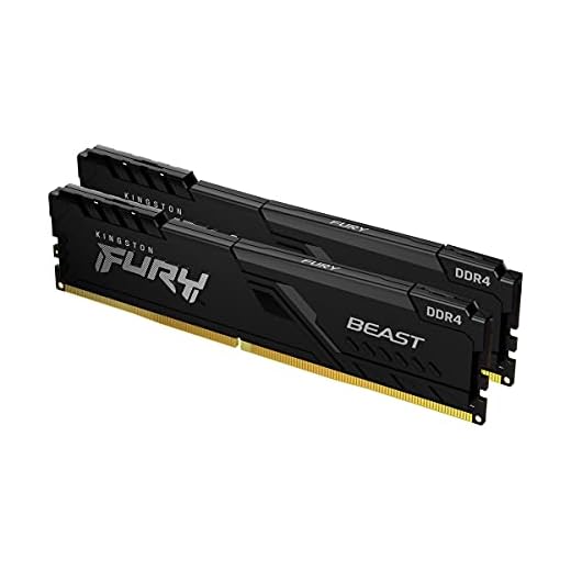 Kingston FURY Beast 64GB (2x32GB) 3200MHz DDR4 CL16 Memoria para Ordenadores de sobremesa Kit de 2 KF432C16BBK2/64