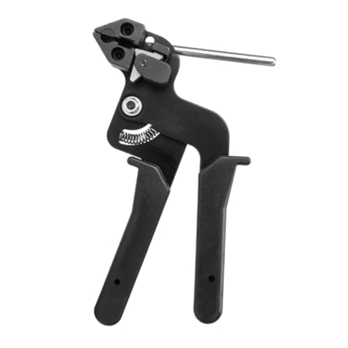 Luobannm Alicates de Automático para Bridas de Acero Inoxidable, Herramienta Manual Multiusos para Cables Metálicos y Bridas de Metal.