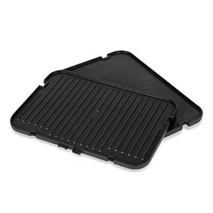 TurboTronic digitaler Kontaktgrill mit 180°-Öffnung schwarz 1600W, abnehmbare Platten (spülmaschinenfest, 2x 22x32 cm… – Bild 7