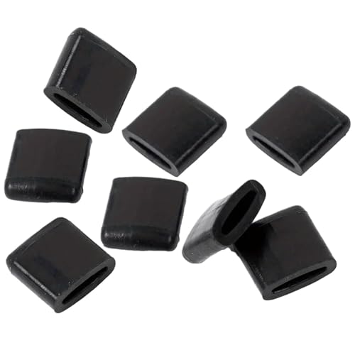 Cubiertas de goma para freidora 150/300/600/1000 unidades, pies antideslizantes de silicona para reemplazo de rejilla de freidora, accesorios para bandeja (300 unidades) miniatura 1