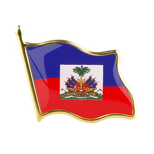 Image of Country Flag Brooch Metal Alloy Souvenir Pin Shirt Hat Backpack Jewelry Accessories Decoration Party Christmas Gift Badge International Travel Pin