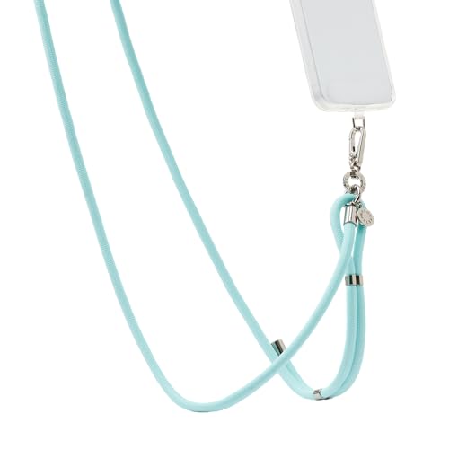 Image of PopSockets Wristlet Phone Strap, Wrist Strap, Light Blue - Paracord Butterfly Pea