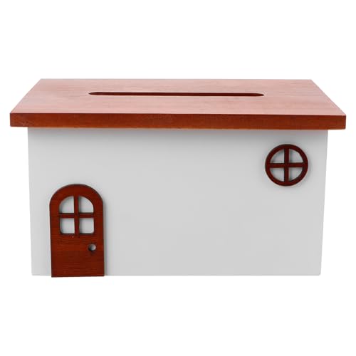 SOLUSTRE Rectangular Tissue Box Cover Large Capacity Tissue Holder for Living Room