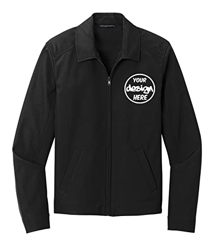 INK STITCH Men J417 Custom Personalized Add Your Logo Text Embroidery Mechanic Soft Shell Jackets2