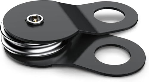 Patesca Roldana Offroad 8 Toneladas para Guincho, Polia Snatch Block Preta, Compatível com Guincho 8.500lbs a 16.000lbs