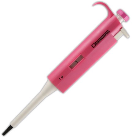 Globe Scientific 3302-2 Diamond Pipette, Pink, Tip Group A, 2µL Fixed Volume