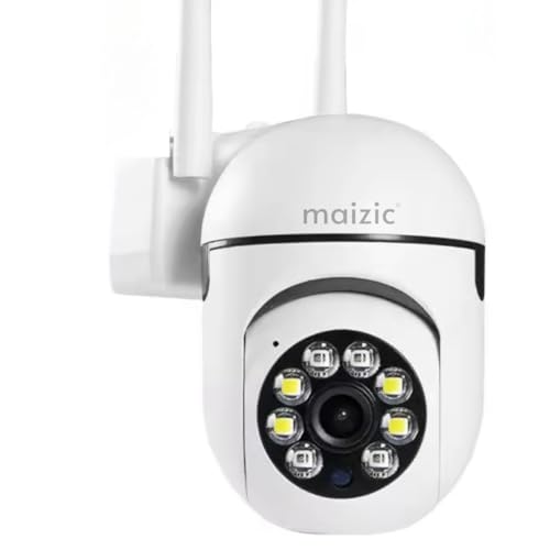Maizic Smarthome Mini Fox Ptz 5 MP FHD WiFi Indoor CCTV Camera with Color Night Vision, Two Way Audio, Motion Detection, Multi Users View and Memory Card Support (Up to 128 GB)