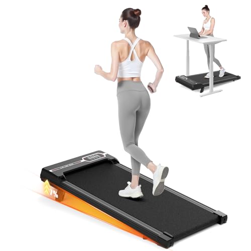 HomeFitnessCode Tapis de Course et Marche 3 en 1 avec Pente 7% – Tapis Roulant Électrique Silencieux, 8 km/h, 2,5 CV, Amorti Confortable, Charge 130 kg, Écran LCD – Maison & Bureau (Noir Brillant)
