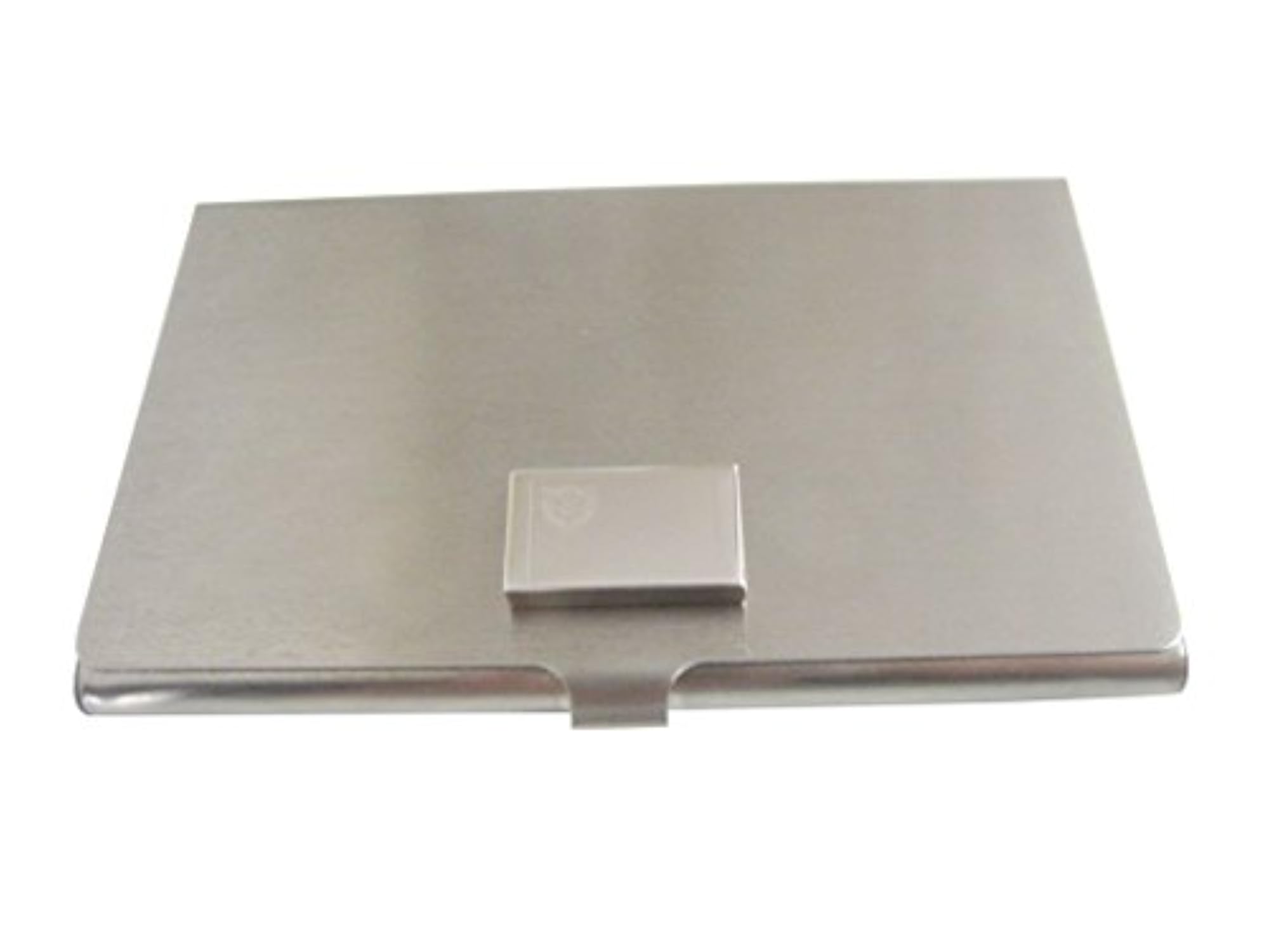Silver Toned Etched Nevada Flag Business Card Holder