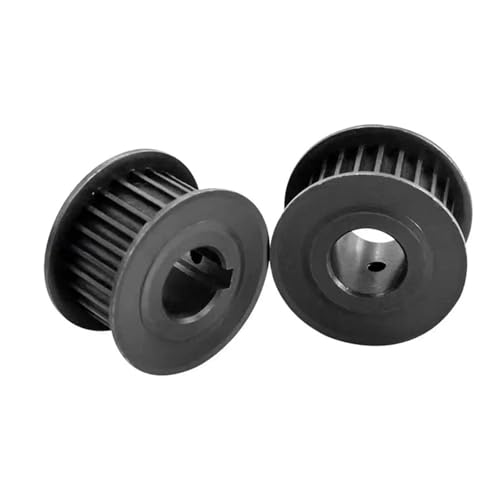 Poulie de distribution HTD 8M 25 dents en acier avec alésage 20mm et clavette pour transmission